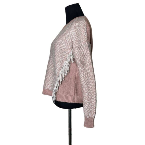 Madewell Blush Pink Argyle Southwest Pullover Sweater Size XXS - Picture 4 of 10